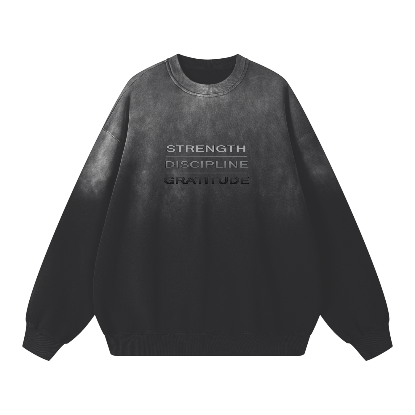 Grey Sky Drop-Shoulder Sweatshirt