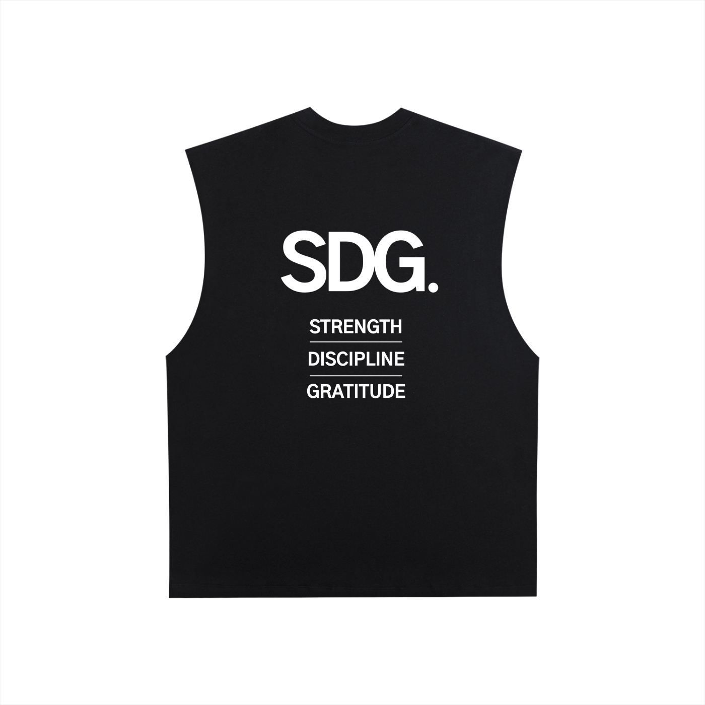 Raw Edge Cotton Tank Top