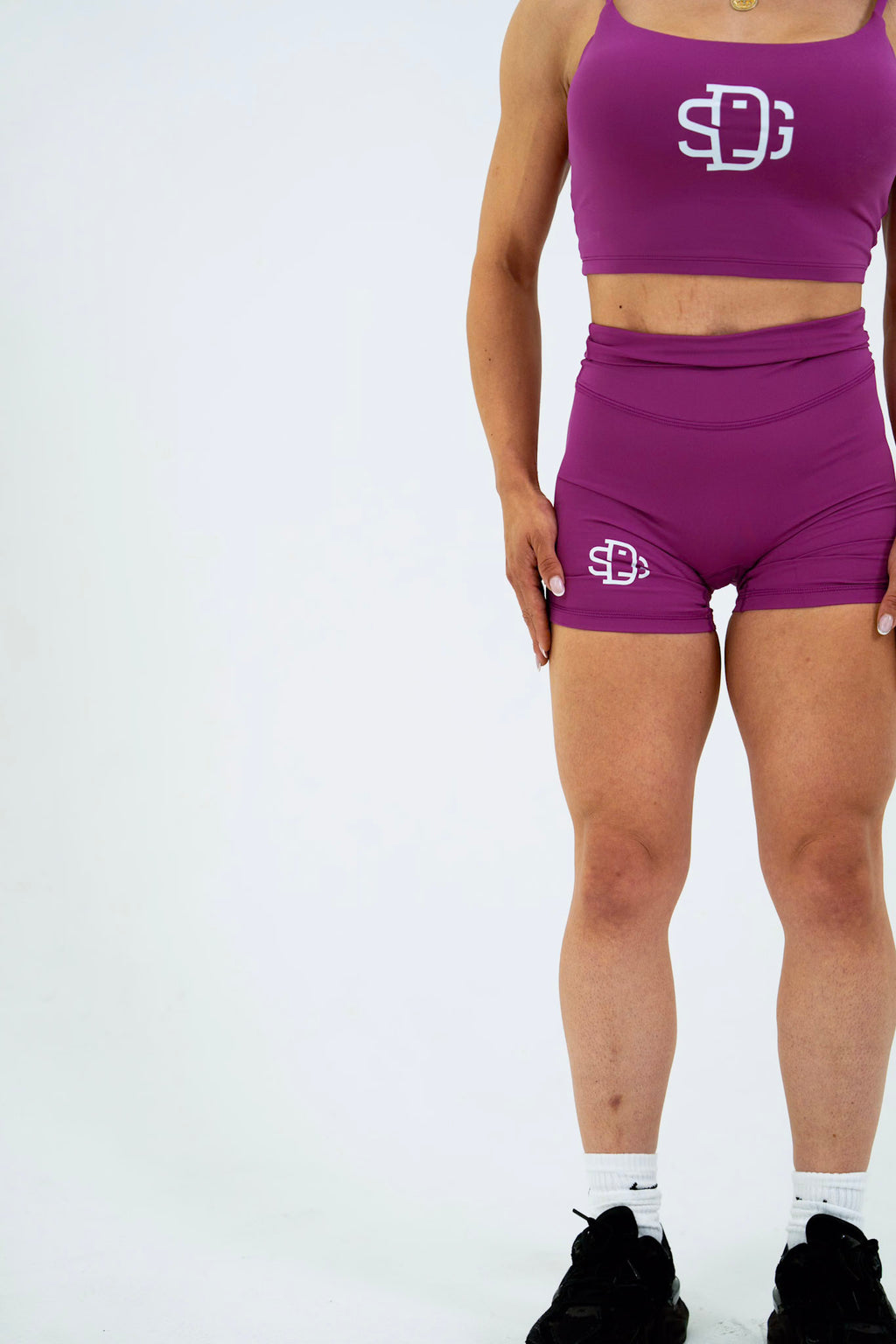 The Strength High-Wasted Shorts