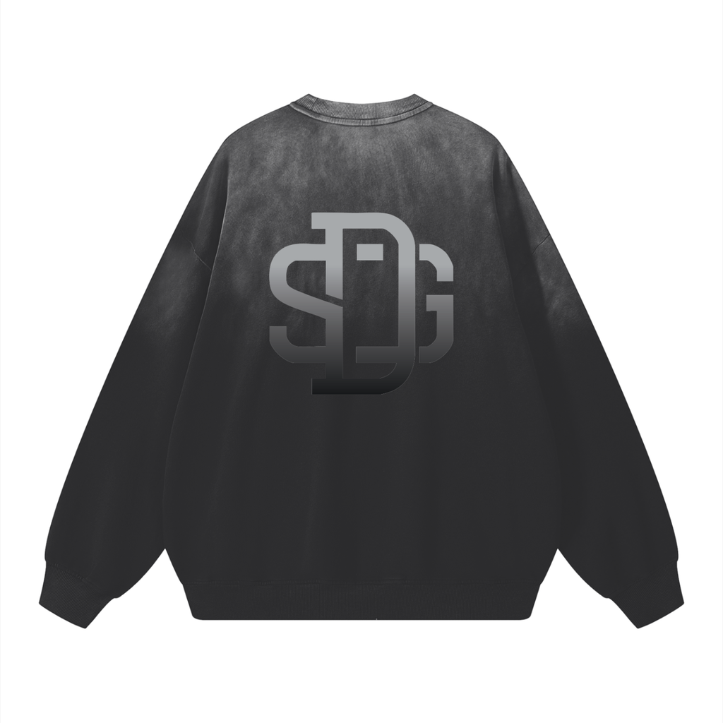 Grey Sky Drop-Shoulder Sweatshirt