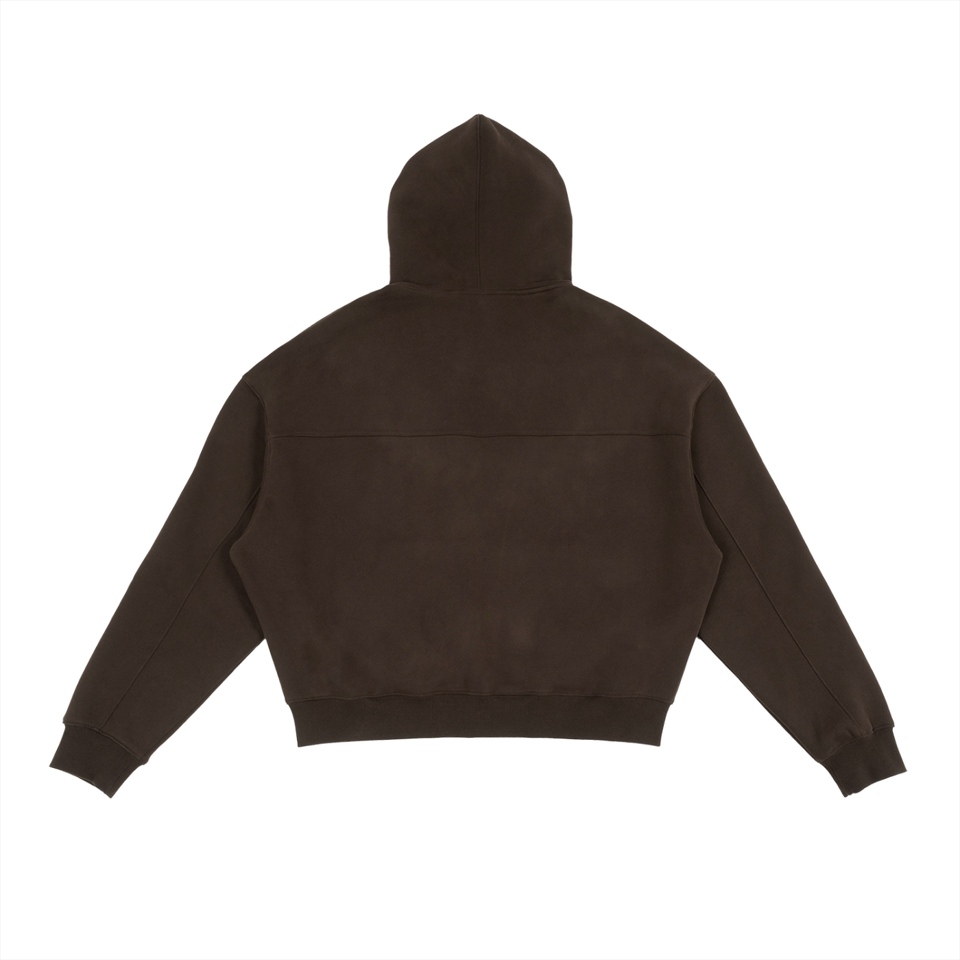 Brownie Crop Zip-Up Hoodie